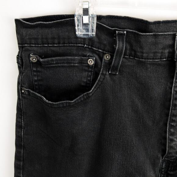 Levi’s 502 Jeans Men’s 38x32 Black Regular Fit Classic Denim Everyday Wear - Picture 4 of 14